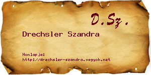 Drechsler Szandra névjegykártya